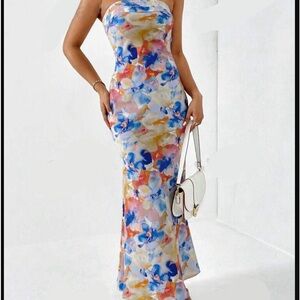 Floral maxi dress